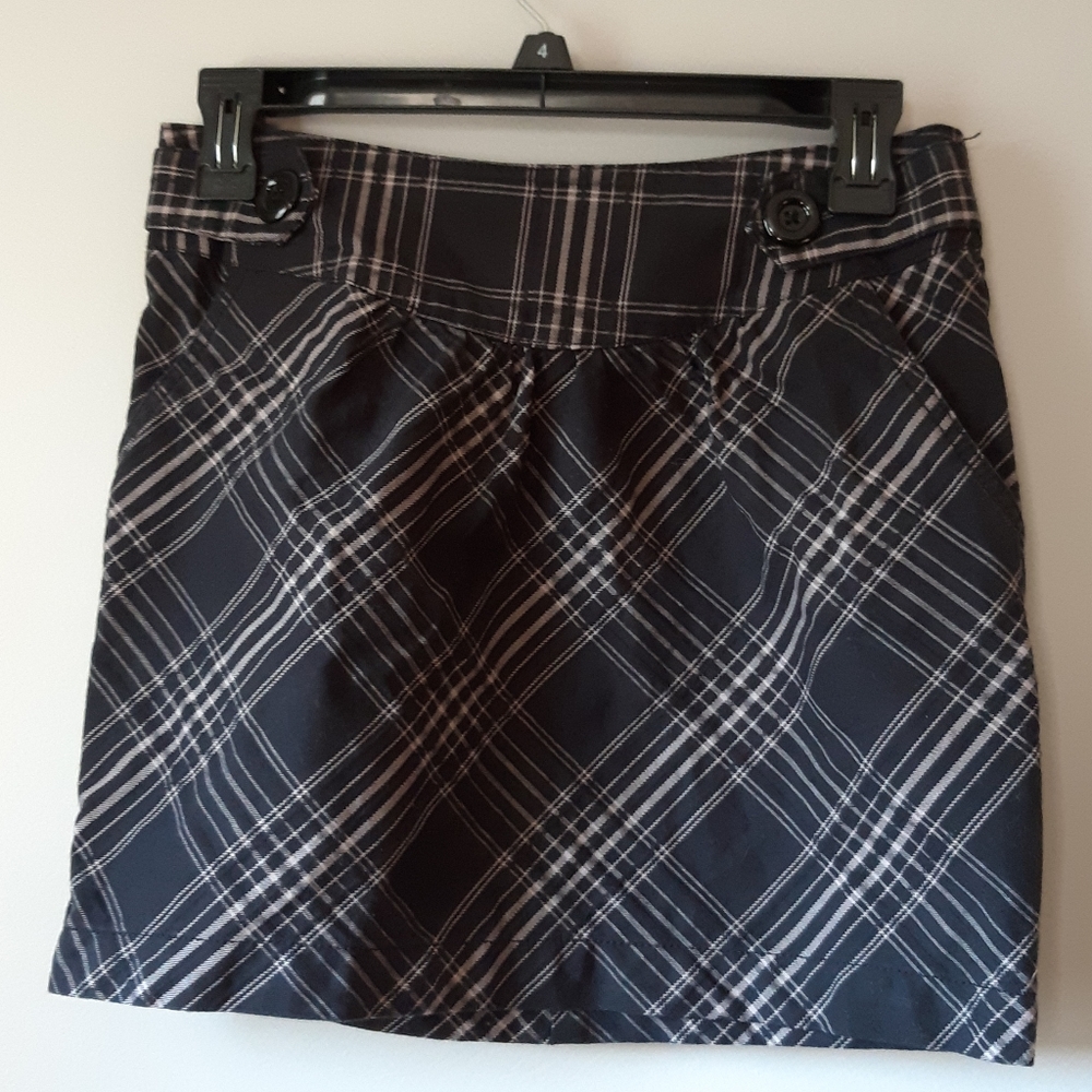 Plaid Mini Skirt